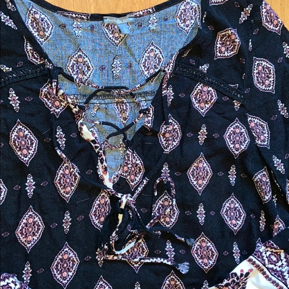 Charlotte Russe boho blouse - Picture 4 of 4